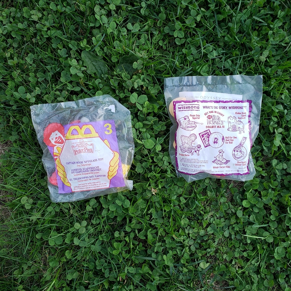 Lot of Two BNIB 90's Kids Meal Toys